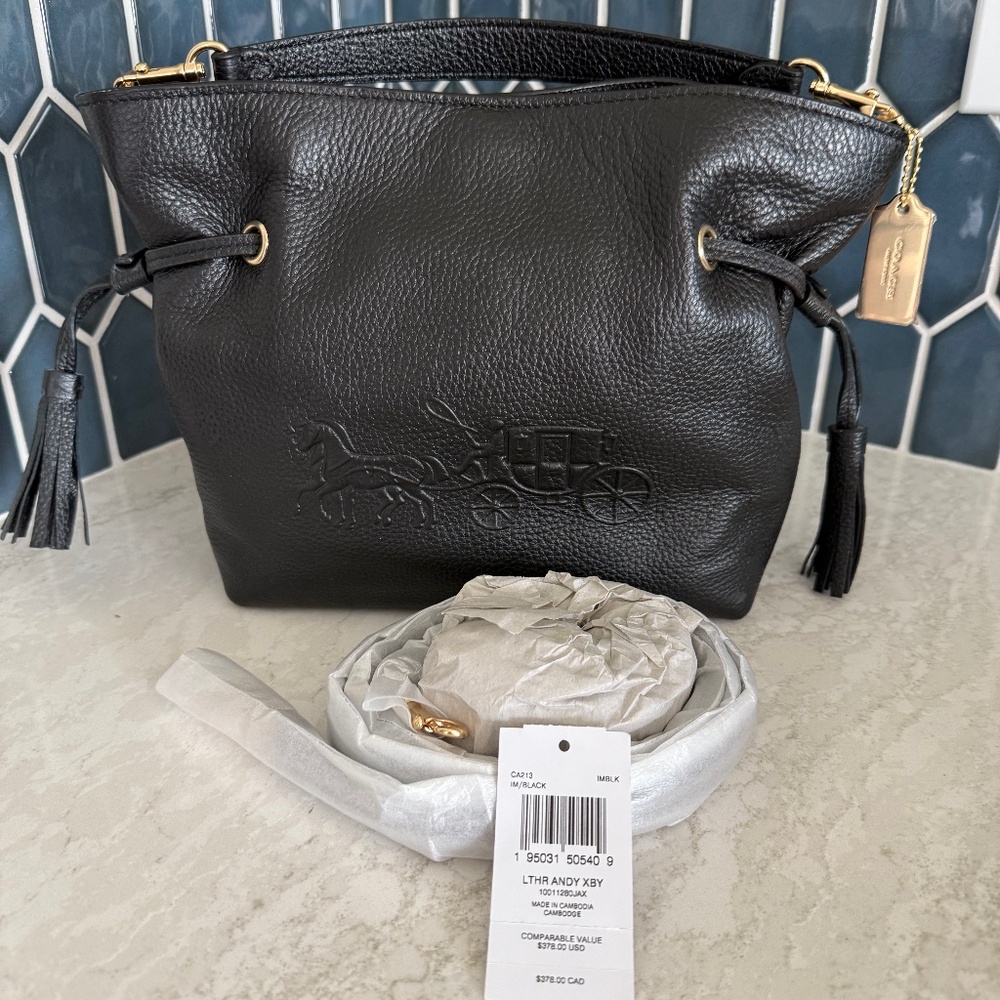 Coach Andy Crossbody with Horse and Carriage